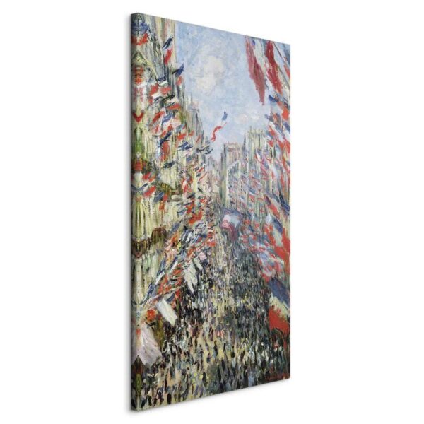 Obraz - The Rue Montorgueil Paris Celebration of June (Claude Monet)