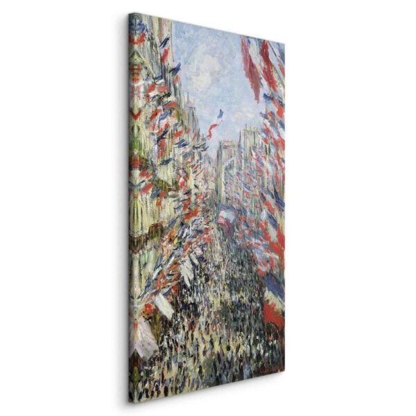 Obraz - The Rue Montorgueil Paris Celebration of June (Claude Monet)