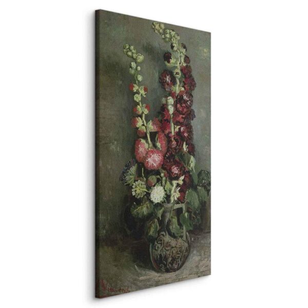 Obraz - Vase of Hollyhocks (Vincent Van Gogh)