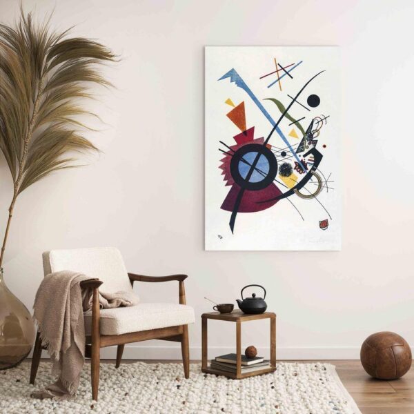 Obraz - Barwy podstawowe - geometryczna abstrakcja Kandinsky'ego (Wassily Kandinsky)