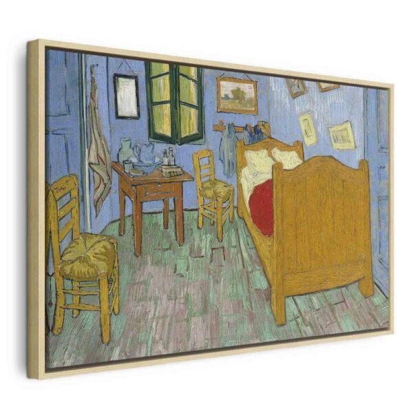 Obraz - La Chambre de Van Gogh - obraz sypialni w ciepłych kolorach