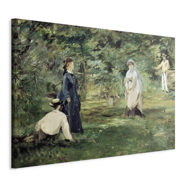 Obraz - La Partie de croquet à Paris (Edouard Manet)