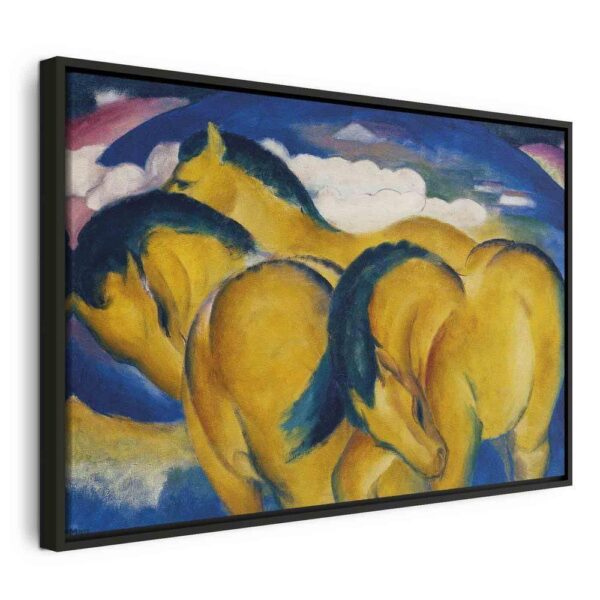 Obraz - Little Yellow Horses (Franz Marc)