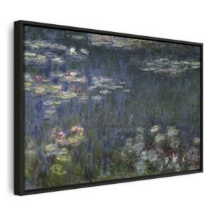 Obraz - Nenufary (lilie wodne): zielone refleksy (Claude Monet)