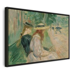 Obraz - Sur un banc de Bois de Boulogne (Berthe Morisot)