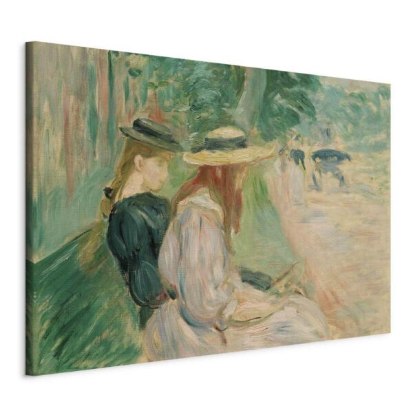 Obraz - Sur un banc de Bois de Boulogne (Berthe Morisot)