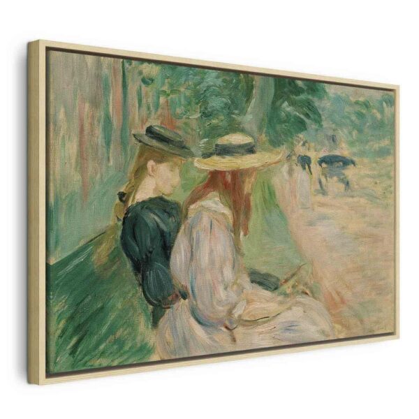 Obraz - Sur un banc de Bois de Boulogne (Berthe Morisot)