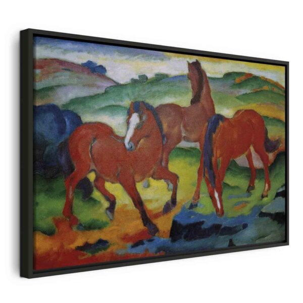 Obraz - The Red Horses (Grazing Horses IV) (Franz Marc)