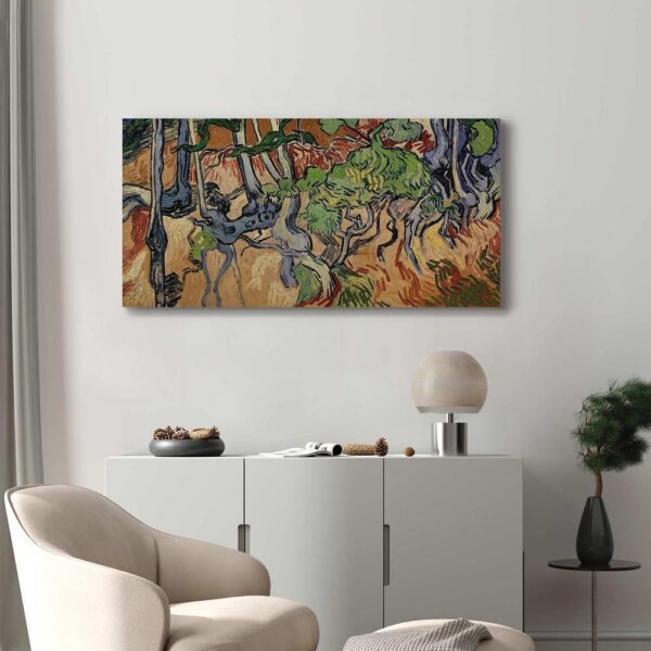 Obraz - Tree roots (Vincent Van Gogh)