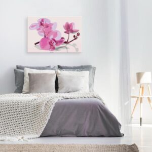 Obraz do samodzielnego malowania - Kwiaty orchidei