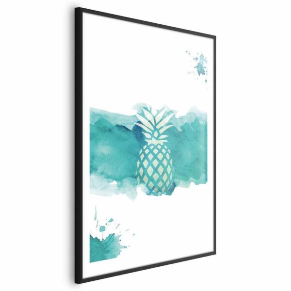 Plakat - Ananas w akwarelach