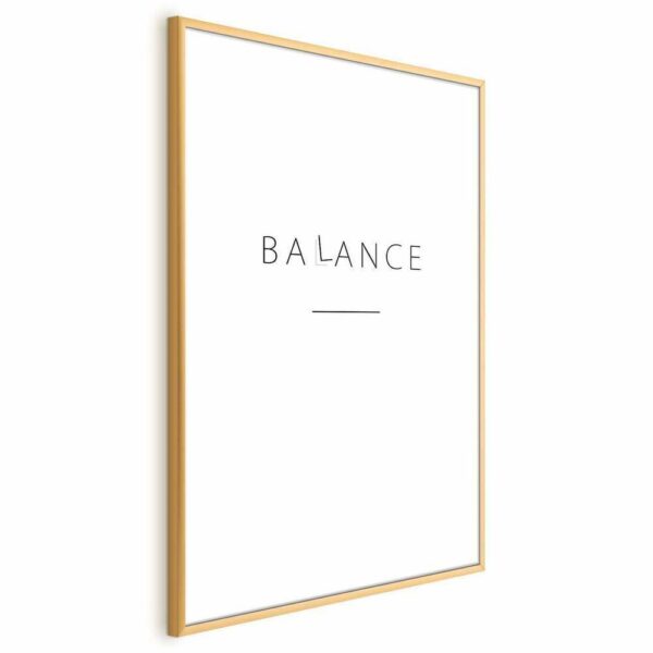 Plakat - Balance