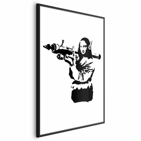 Plakat - Banksy Mona Lisa with Rocket Launcher