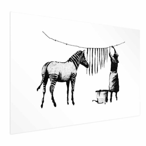 Plakat - Banksy: Pranie zebry