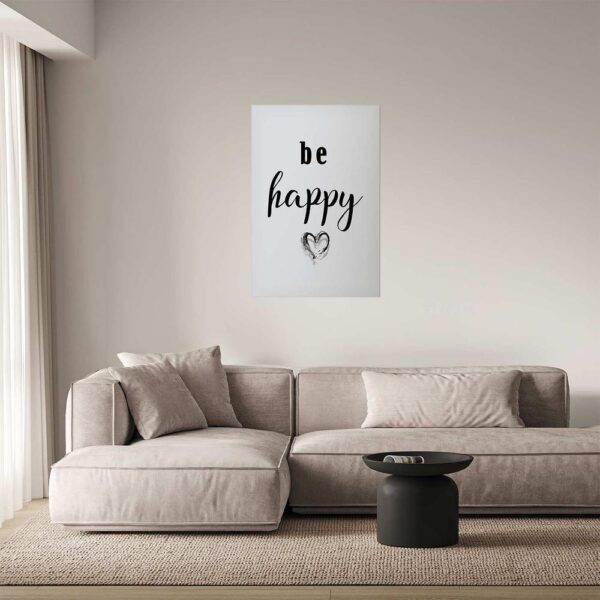 Plakat - Be happy