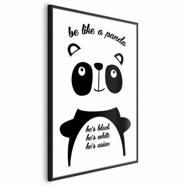 Plakat - Be like a panda