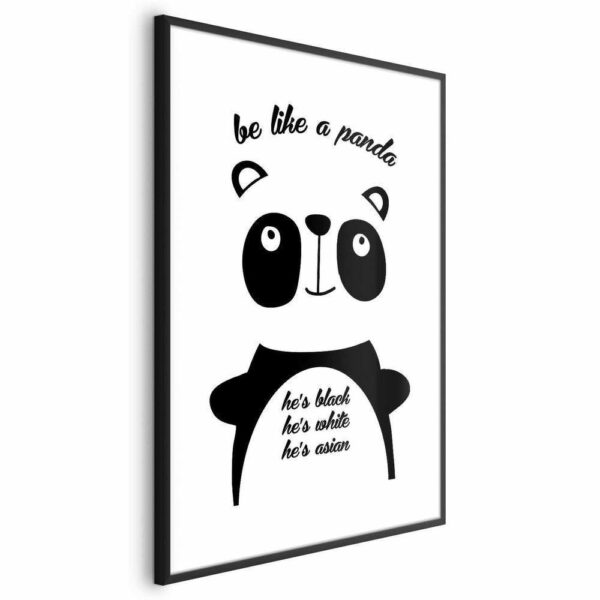 Plakat - Be like a panda