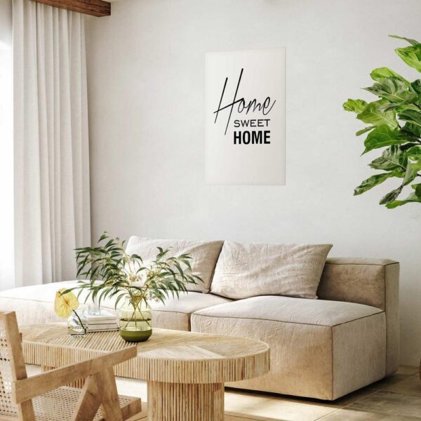 Plakat - Black and White: Home Sweet Home