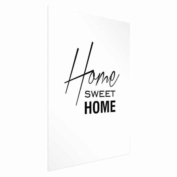 Plakat - Black and White: Home Sweet Home