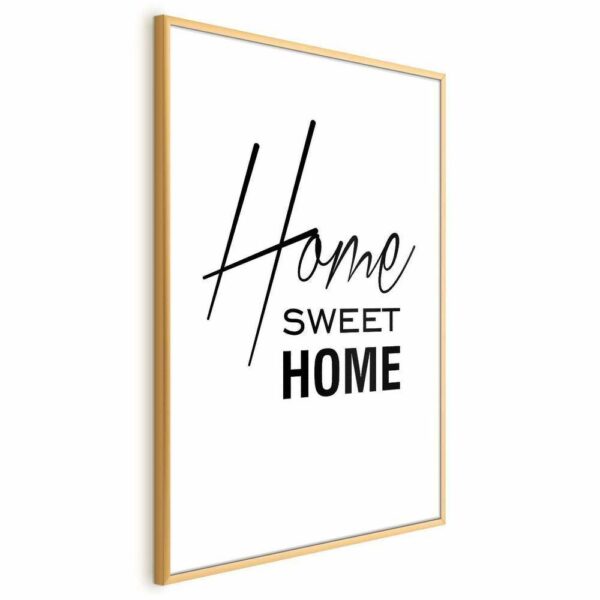 Plakat - Black and White: Home Sweet Home