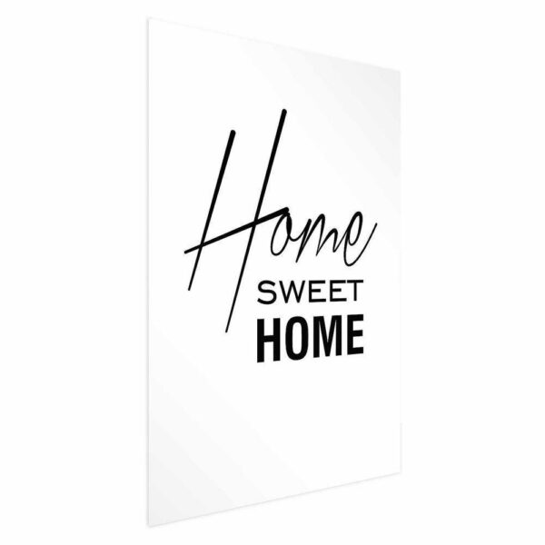 Plakat - Black and White: Home Sweet Home