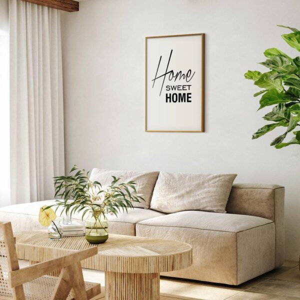 Plakat - Black and White: Home Sweet Home