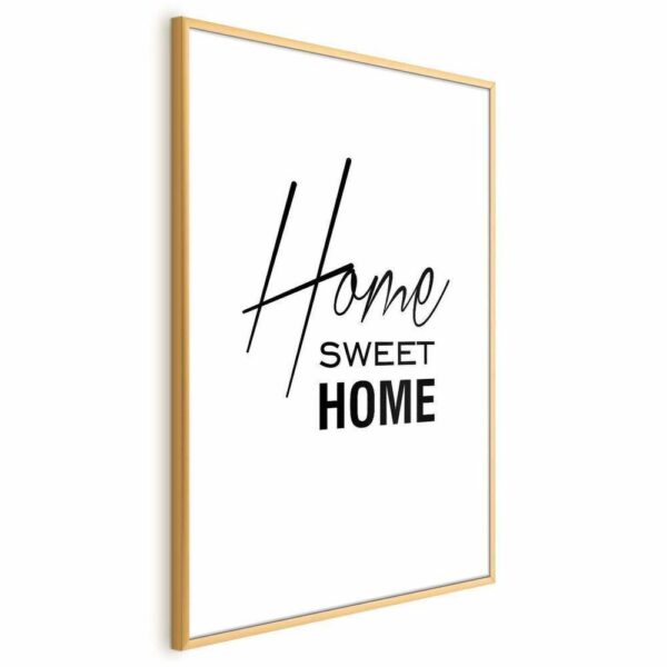 Plakat - Black and White: Home Sweet Home