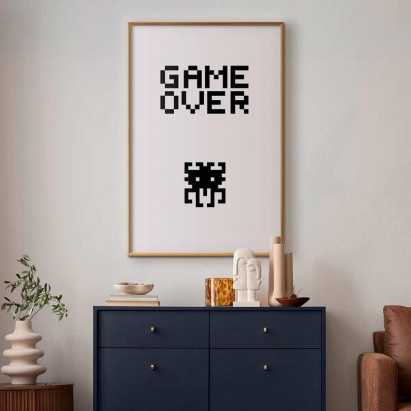 Plakat - Game over