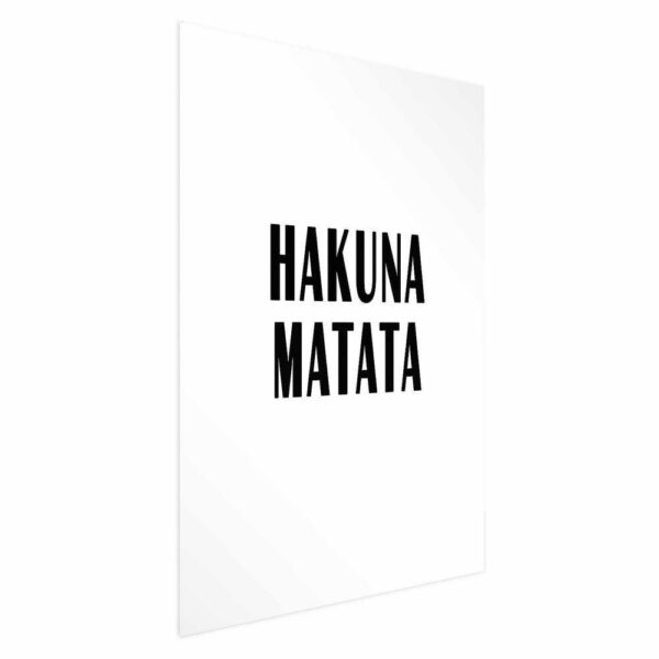 Plakat - Hakuna Matata