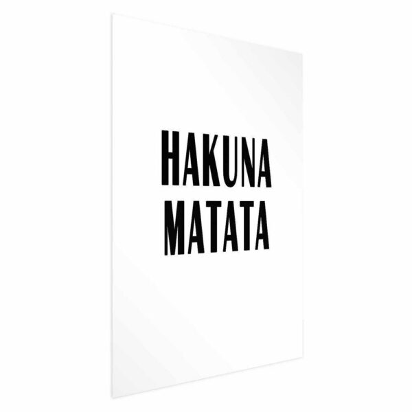 Plakat - Hakuna Matata