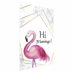 Plakat - Hi flamingo!