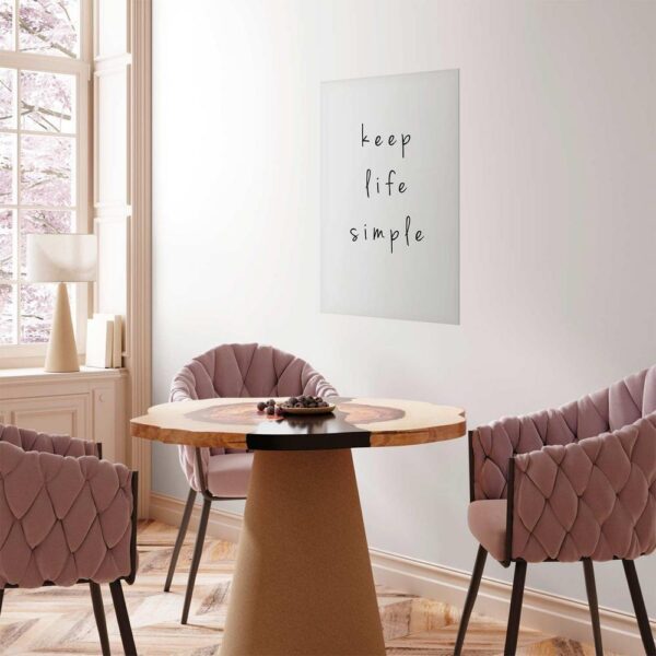 Plakat - Keep Life Simple