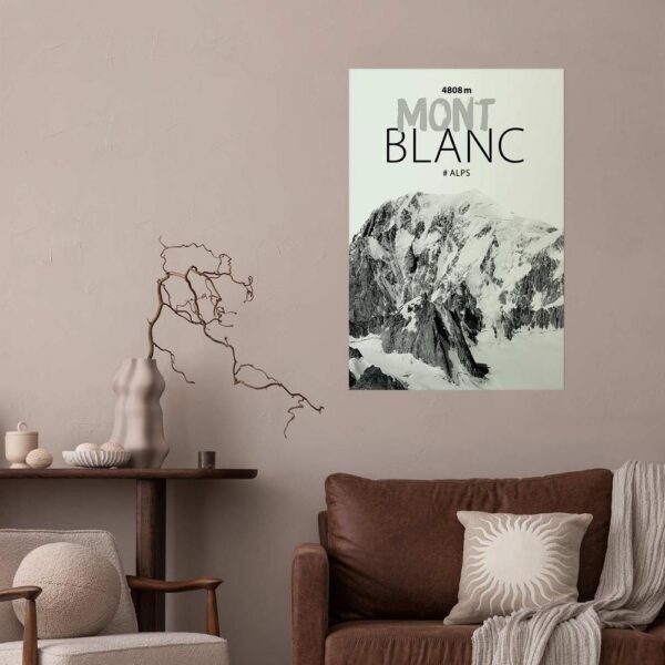 Plakat - Mont Blanc