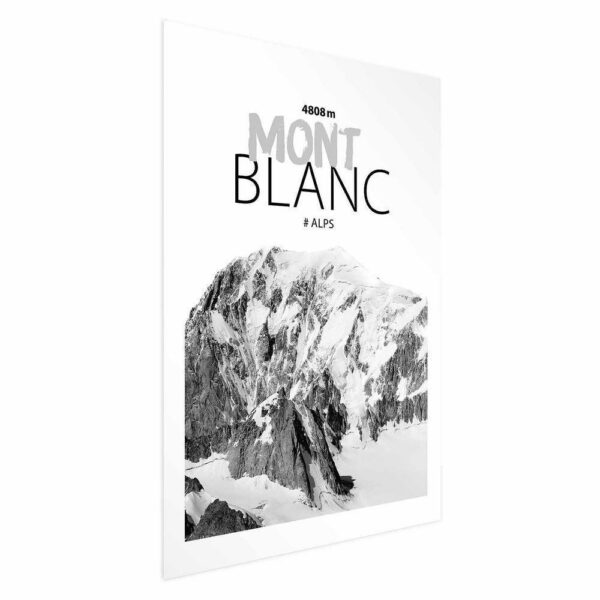 Plakat - Mont Blanc