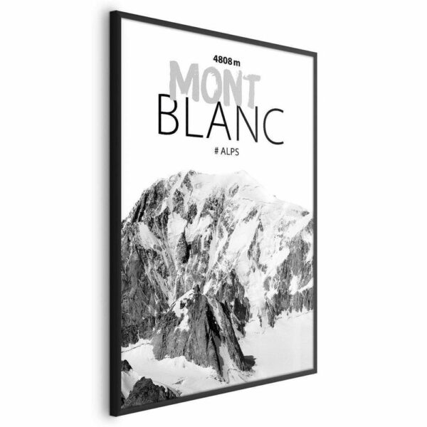 Plakat - Mont Blanc