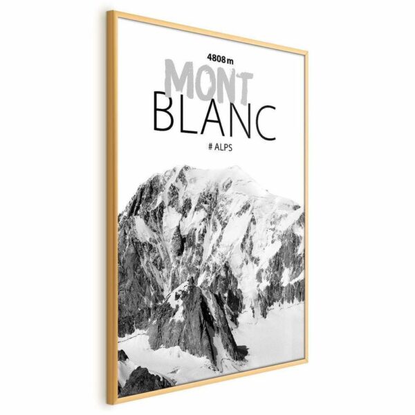 Plakat - Mont Blanc