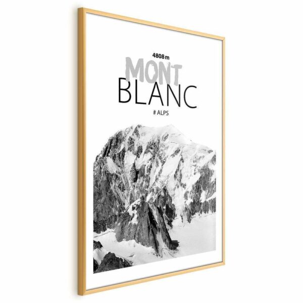 Plakat - Mont Blanc