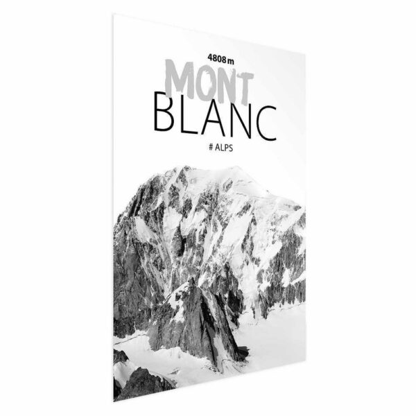 Plakat - Mont Blanc