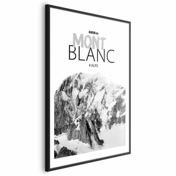 Plakat - Mont Blanc