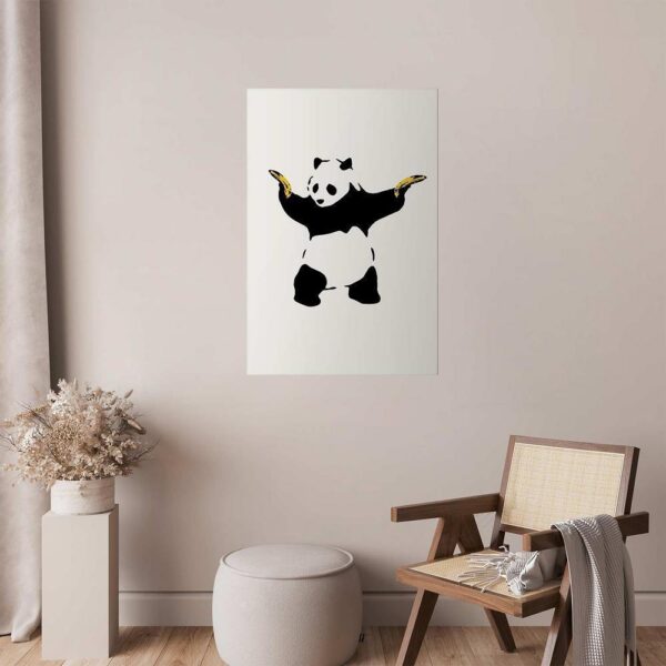 Plakat - Panda with Guns