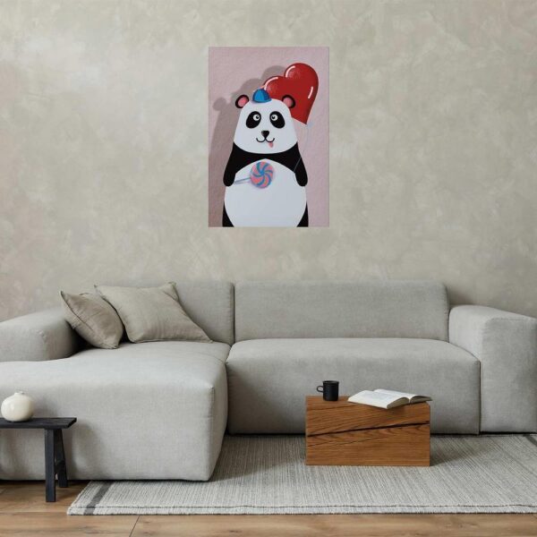 Plakat - Panda z balonikiem