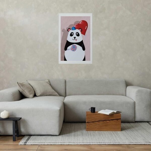 Plakat - Panda z balonikiem