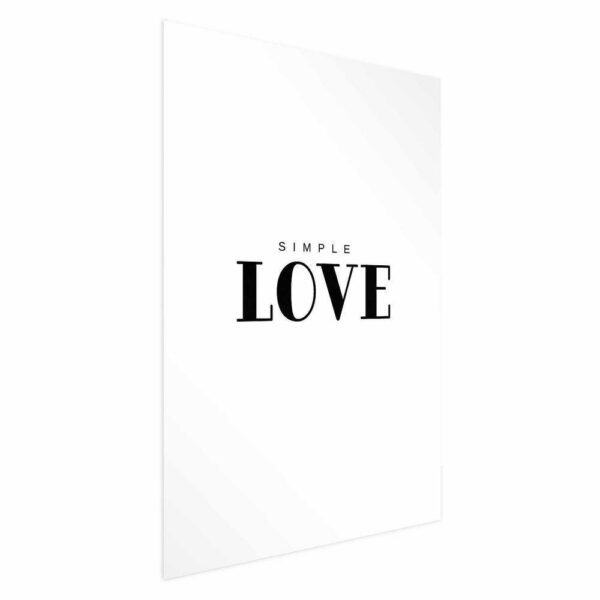 Plakat - Simple Love