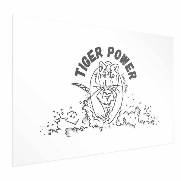 Plakat - Tiger power