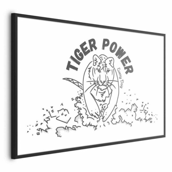 Plakat - Tiger power