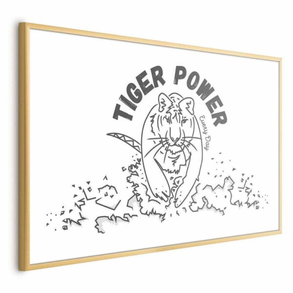 Plakat - Tiger power