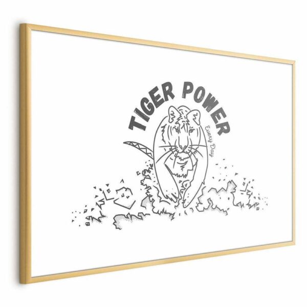 Plakat - Tiger power