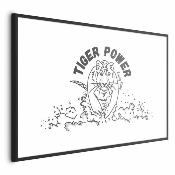 Plakat - Tiger power