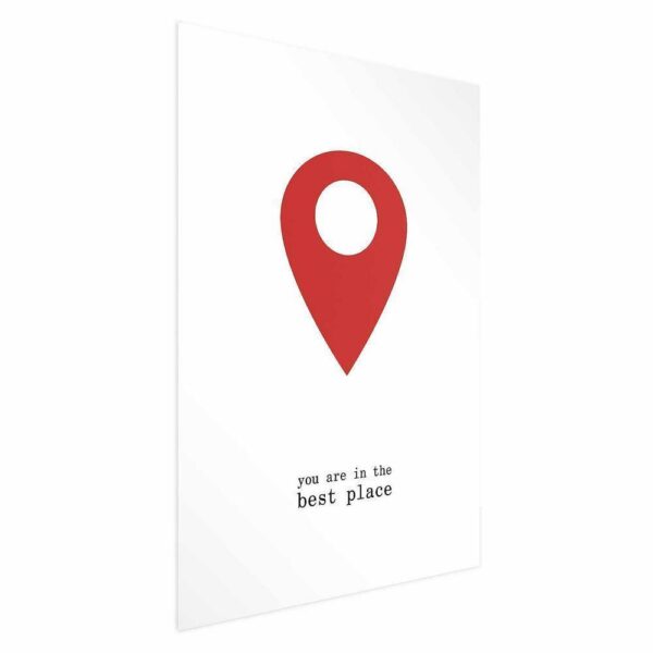 Plakat - You are in the best place