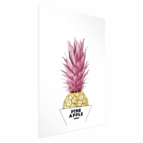 Plakat - Złoty ananas